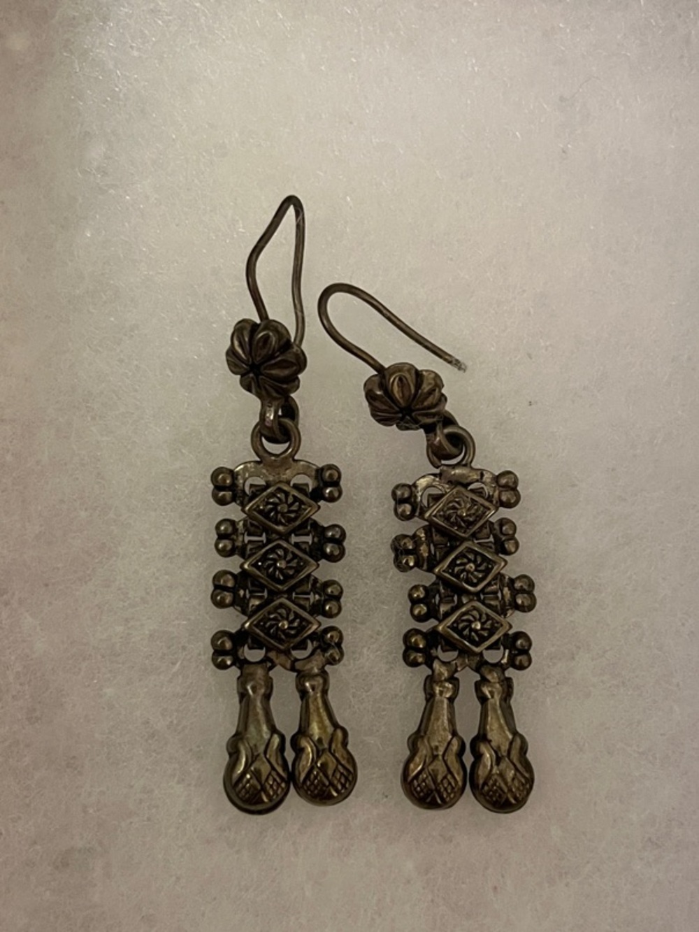 Vintage Indian tribal-style earrings